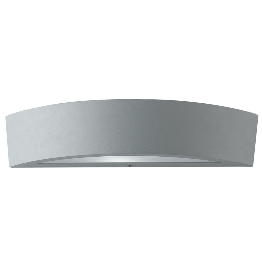 APPLIQUE BIEMISSIONE TUCSON SILVER 2XE14 IP44 36X9,6X7,5CM