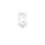 PLAFONIERA TURTLE BIANCA OVALE 1XE27 IP54 12X10,5X20,5CM