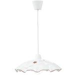 SOSPENSIONE VICTORIA BIANCA 1XE27 42X42X120CM