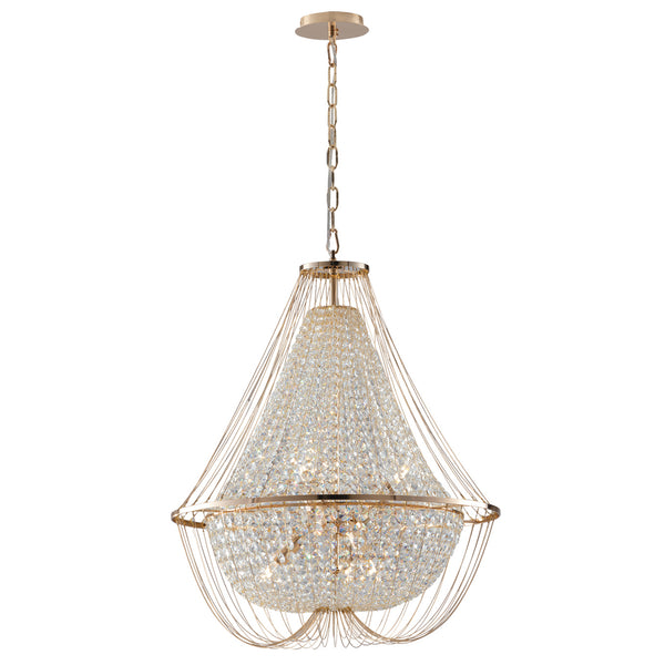 SOSPENSIONE VIENNA ORO 6XE14 60X120CM