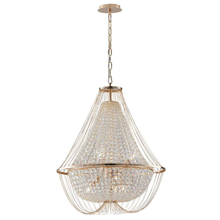 SOSPENSIONE VIENNA ORO 6XE14 60X120CM