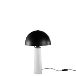 LUME VITRUVO IN CERAMICA NERA MISURA TOTALE D25XH44CM