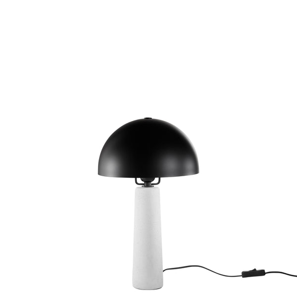 LUME VITRUVO IN CERAMICA NERA MISURA TOTALE D25XH44CM