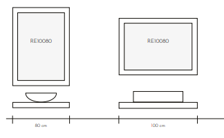 PIANI DI LAVORO E SPECCHI LACCATI LUCIDI O OPACHI