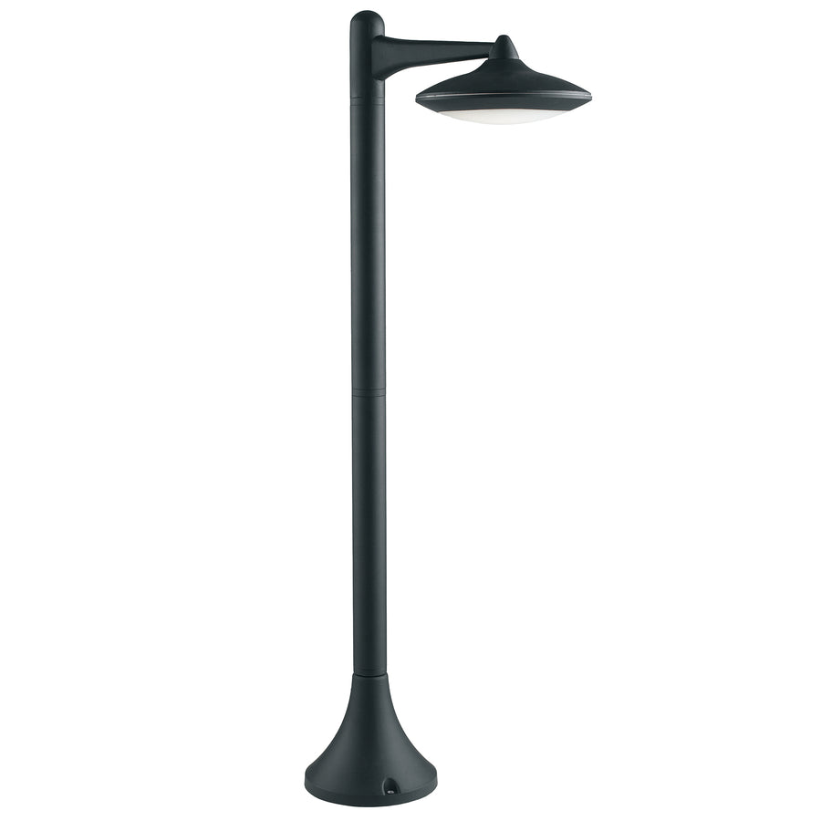 PALETTO LED ALYSON NERO 12W 1300LM 4000K IP44 28X91CM