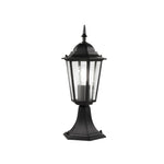 LUME MILANO NERO 1XE27 IP44 17X40,3CM