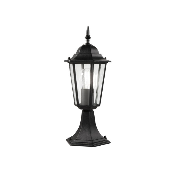 LUME MILANO NERO 1XE27 IP44 17X40,3CM