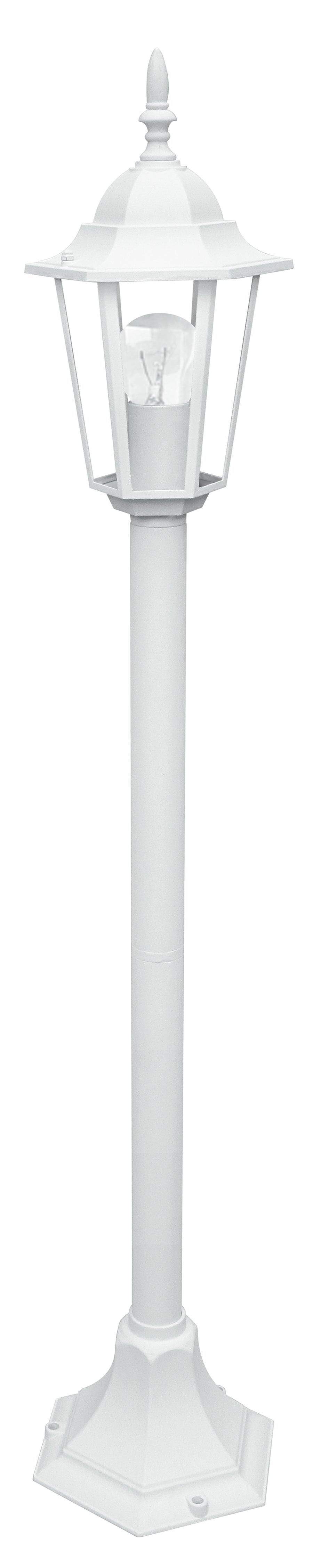 PALETTO MILANO BIANCO 1XE27 IP44 17x10,5CM