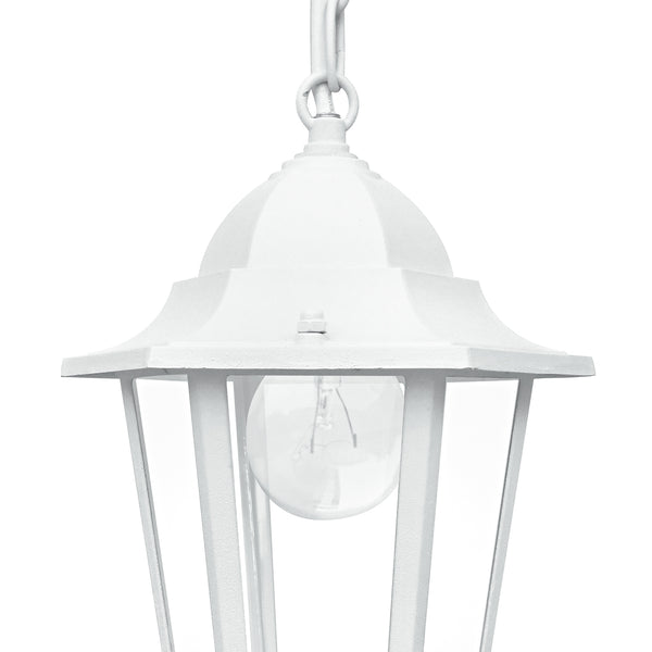 SOSPENSIONE MILANO BIANCA 1XE27 IP44 17X84CM