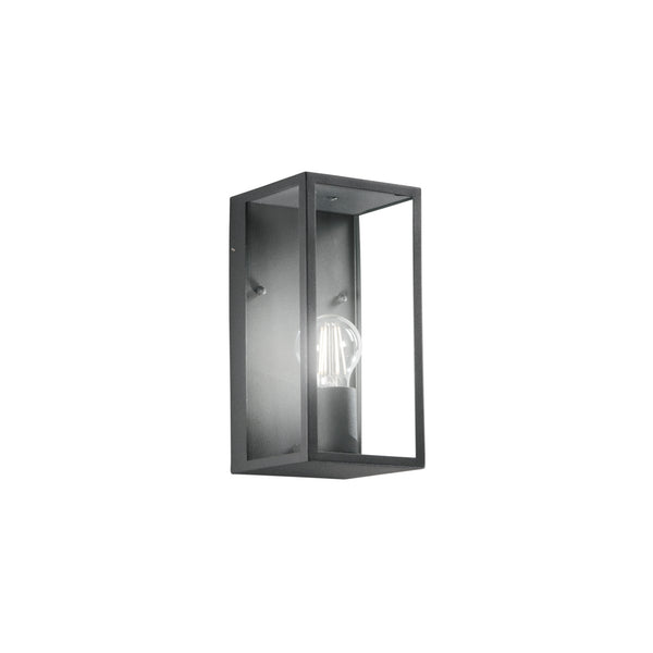 APPLIQUE MIRAGE ANTRACITE 1XE27 IP44 13X13X23CM