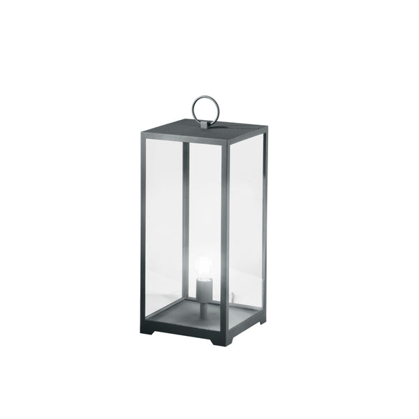 LUME MIRAGE ANTRACITE 1XE27 IP44 25X25X53CM CAVO 250CM