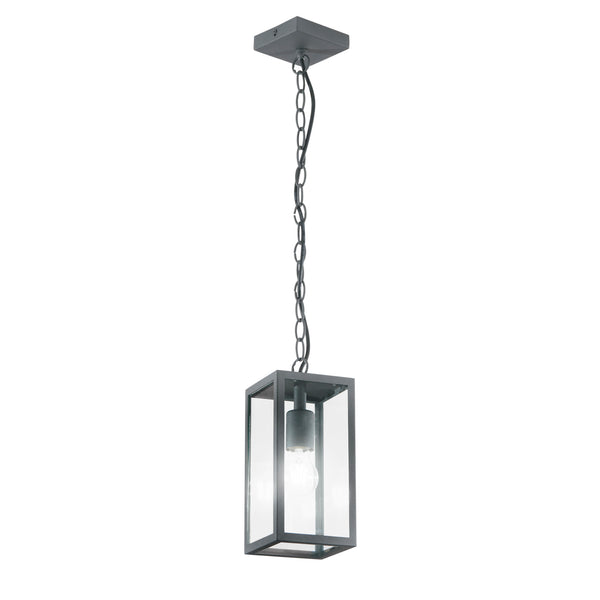 SOSPENSIONE MIRAGE ANTRACITE 1XE27 IP44 13X13X90CM