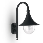APPLIQUE PAVIA NERA 1XE27 IP44 26X34X48CM