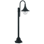 PALETTO PAVIA NERO 1XE27 IP44 51X130CM