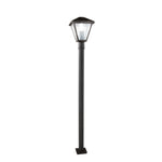 PALETTO PRISMA ANTRACITE 1XE27 IP44 16X16X100CM