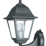 APPLIQUE UP ROMA NERA 1XE27 IP44 14,6X19,5X36CM