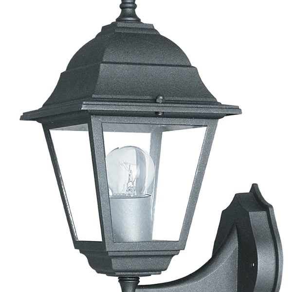 APPLIQUE UP ROMA NERA 1XE27 IP44 14,6X19,5X36CM