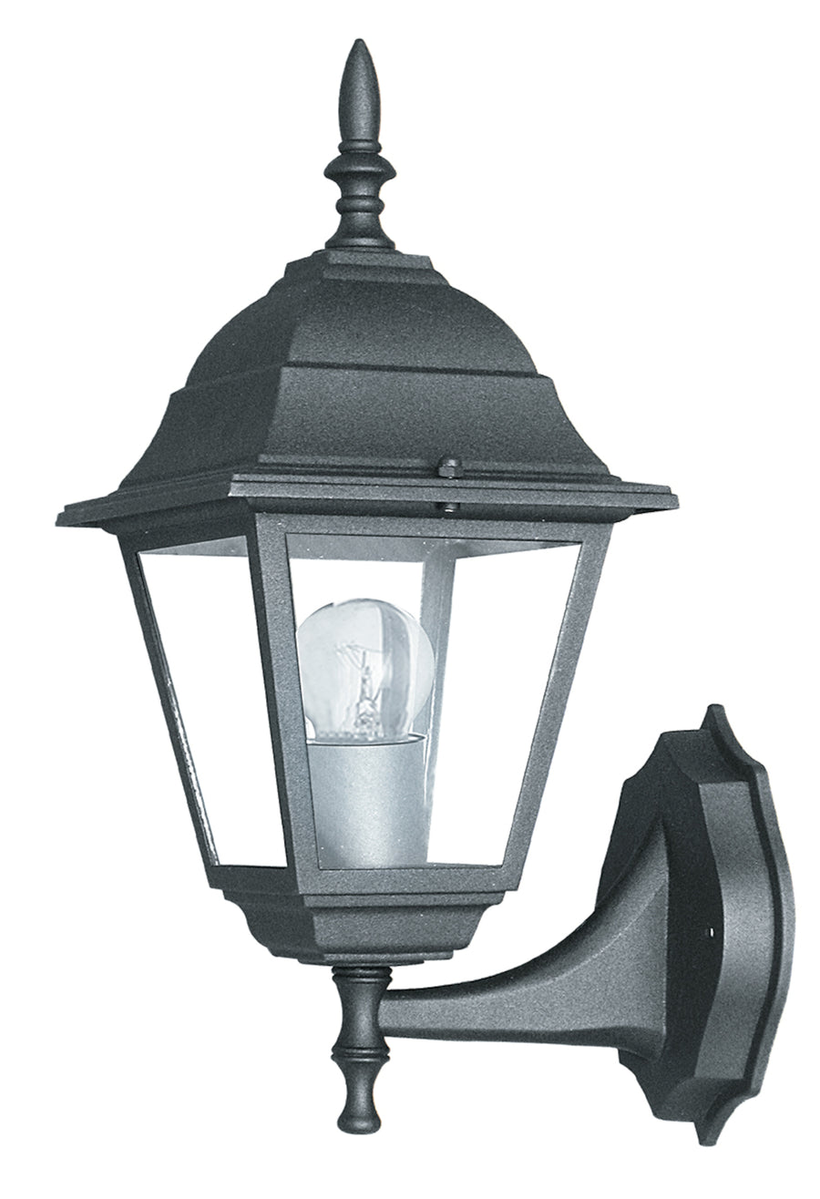 APPLIQUE UP ROMA NERA 1XE27 IP44 14,6X19,5X36CM