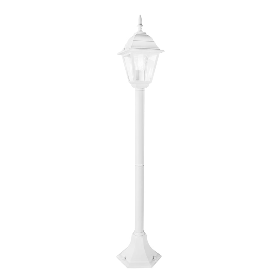PALETTO ROMA BIANCO 1XE27 IP44 14,6X14,6X104CM