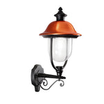 APPLIQUE UP VENEZIA NERA/RAME 1XE27 IP44 25X29X52,5CM