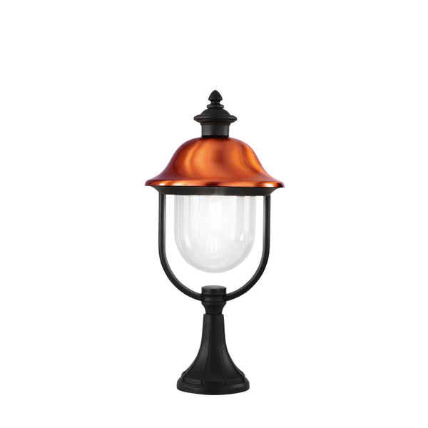 LUME VENEZIA NERO/RAME 1XE27 IP44 25X53,8CM