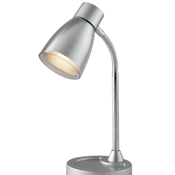 LAMPADA DA TAVOLO ARKIMEDE ORIENTABILE SILVER 1XE14 13,5X36CM