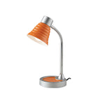 LAMPADA DA TAVOLO LEONARDO ARANCIO 1XE14 13X39CM