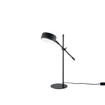 LAMPADA DA TAVOLO EIFFEL IN METALLO NERO CON PUNTO LUCE ORIENTABILE 1XE14 59,5X42X42CM