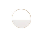 PLAFONIERA LED ALBA CIRCOLARE BIANCA E ORO 6W 900LM CCT 35X35X3,5CM
