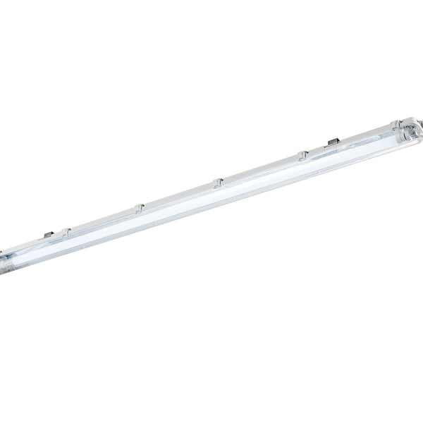 PLAFONIERA STAGNA LED ATLANTIC SILVER 1XT8 INCLUSO IP65 120CM