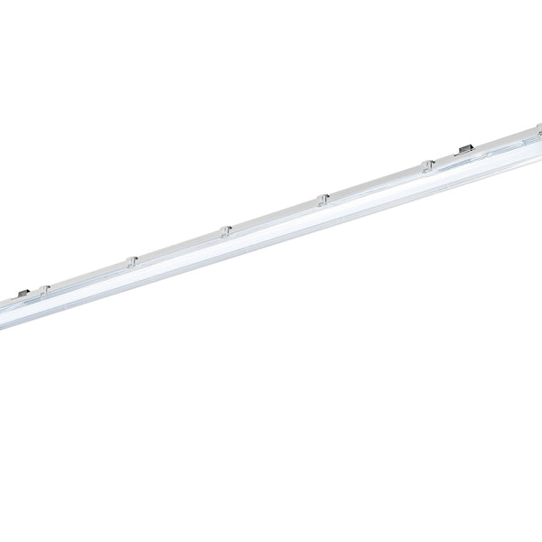 PLAFONIERA STAGNA LED ATLANTIC SILVER 1XT8 INCLUSO IP65 150CM