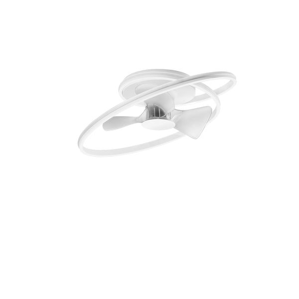 PLAFONIERA LED VENTILATORE AUSTER BIANCO 65W RGB+CCT 7650LM 77X24CM