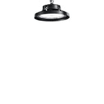 PLAFONIERA LED AVROCAR NERA IN ALLUMINIO 100W 15000LM 4000K D235MM