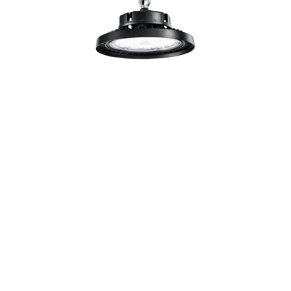 PLAFONIERA LED AVROCAR NERA IN ALLUMINIO 100W 15000LM 4000K D235MM