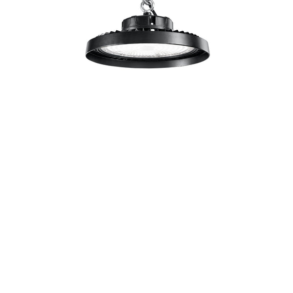 PLAFONIERA LED AVROCAR NERA IN ALLUMINIO 200W 30000LM 4000K D305MM
