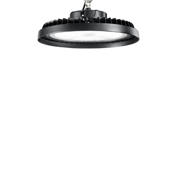 PLAFONIERA LED AVROCAR NERA IN ALLUMINIO 300W 45000LM 4000K D405MM