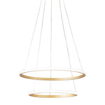 SOSPENSIONE LED AXIS ORO 31W 2635LM CCT+RGB DYGITAL CON TELECOMANDO 60/40X150CM