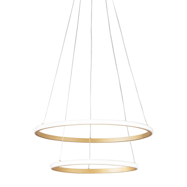 SOSPENSIONE LED AXIS ORO 31W 2635LM CCT+RGB DYGITAL CON TELECOMANDO 60/40X150CM