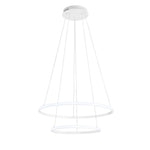 SOSPENSIONE LED AXIS BIANCA 31W 2635LM CCT+RGB DYGITAL CON TELECOMANDO 60/40X150CM