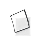 PLAFONIERA LED AYRTON QUADRATA NERA 42W 5200LM CCT 37X10X42CM