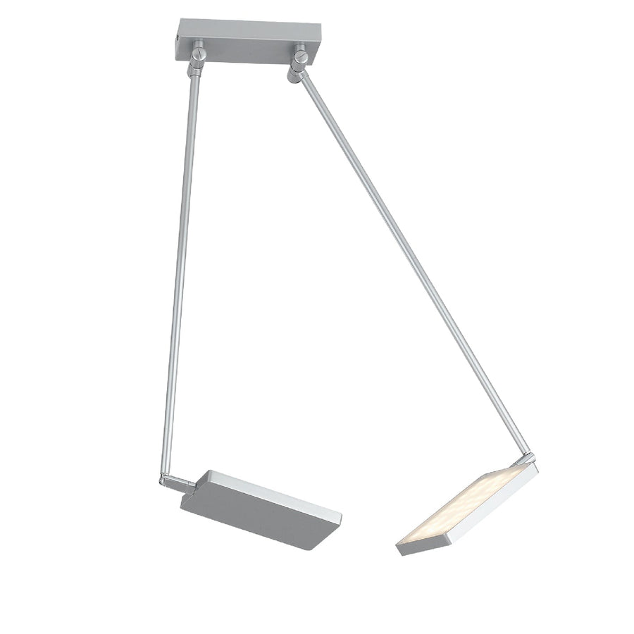 PLAFONIERA LED BOOK GRIGIA 36W 3640LM 3200K 15-200X85CM