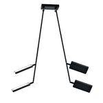 PLAFONIERA LED BOOK NERA 36W 3640LM 3200K 15-200X85CM