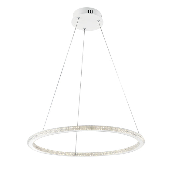 SOSPENSIONE LED BRYANT BIANCA 45W 5800LM 4000K 60X2X150CM