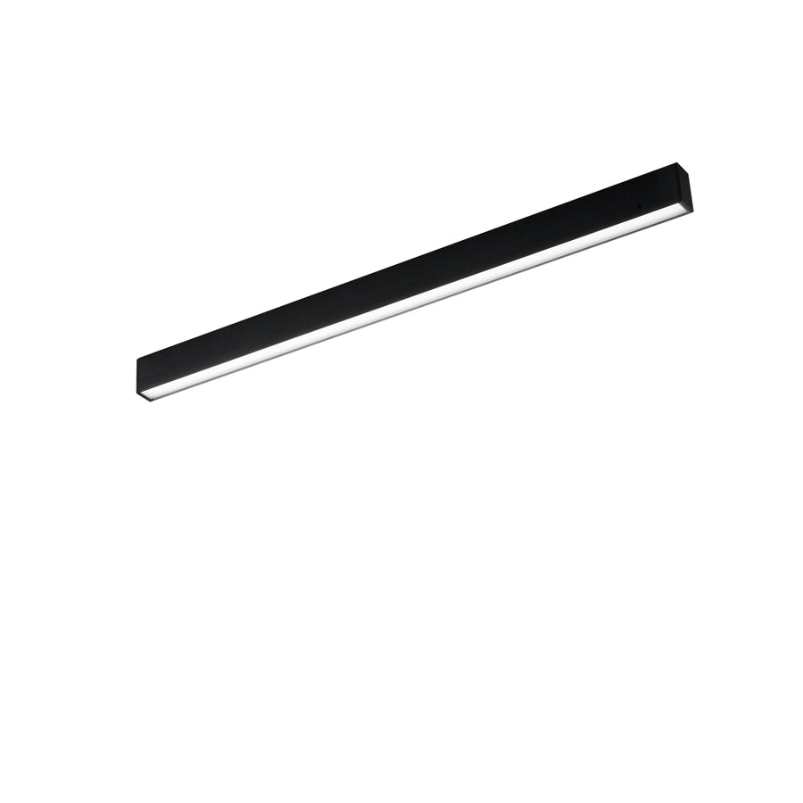 BARRA LED BUILD IN ALLUMINIO NERO 26W 3650LM 3000K 6,8X100X4 CM.