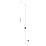 APPLIQUE LED CANDLE BRONZO IN ACRILICO E ALLUMINIO 7W 720LM 4000K 400X20X4CM