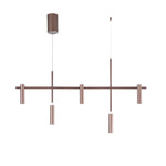 SOSPENSIONE LED CANDLE BRONZO 35W 3600LM 4000K 120X19,1X125CM