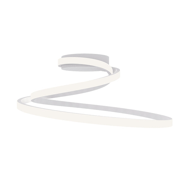 PLAFONIERA LED COASTER BIANCA 40W 5440LM CCT 50X4X22CM