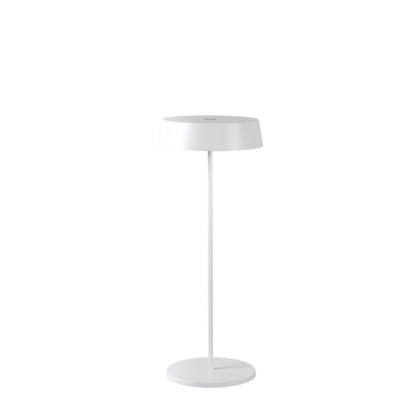 LAMPADA DA TAVOLO RICARICABILE LED COCKTAIL BIANCA 2,2W 192LM 3000K DIMM. IP54 29,5X12X12CM