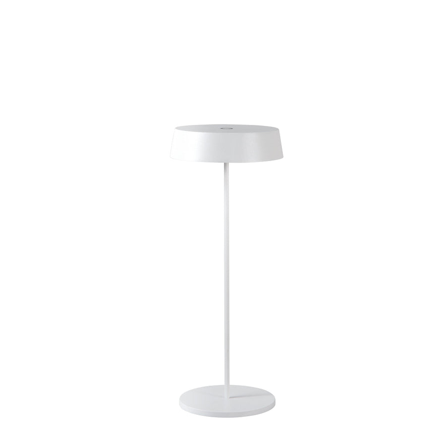 LAMPADA DA TAVOLO RICARICABILE LED COCKTAIL BIANCA 2,2W 192LM 3000K DIMM. IP54 29,5X12X12CM