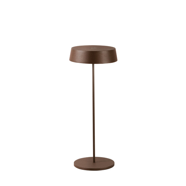 LAMPADA DA TAVOLO RICARICABILE LED COCKTAIL BRONZO 2,2W 192LM 3000K DIMM. IP54 29,5X12X12CM